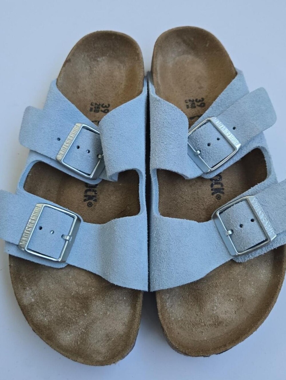 Birkenstock Arizona blue leather 39